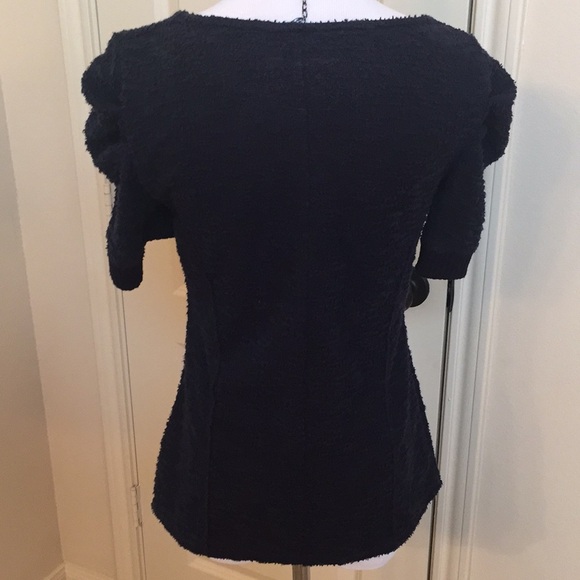 - NWOT --anthropologie navy top - Picture 5 of 5